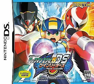 NDS: MEGA MAN BATTLE NETWORK 5: ROCKMAN EXE TWIN LEADERS (JAPAN IMPORT) (COMPLETE)